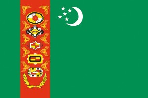 Bandera de Turkmenistan de alta calidad para exterior 123