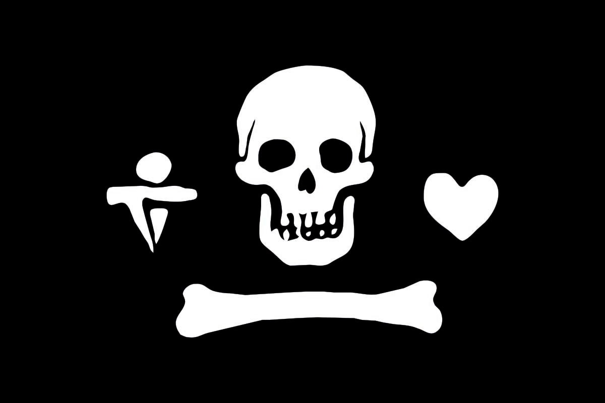 Bandera pirata Stede Bonnet Bandera pirata Stede Bonnet