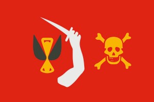 Bandera pirata Christopher Moody 123