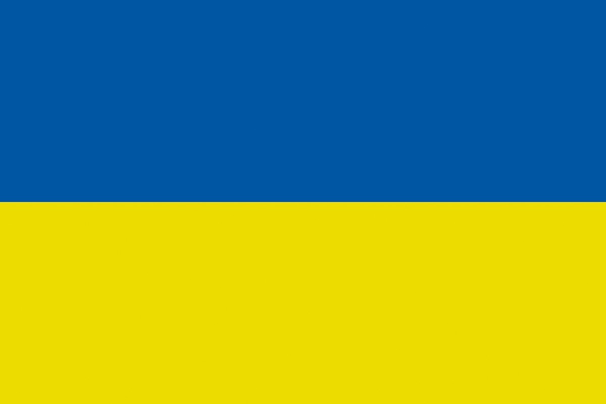 Bandera de Ucrania sin escudo de alta calidad para exterior Bandera de Ucrania sin escudo de alta calidad para exterior