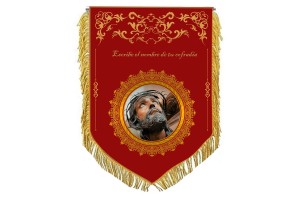 Estandarte de Semana Santa premium personalizado 123