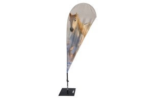 Banderolas publicitaria gota de agua