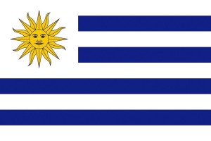 Bandera de Uruguay de alta calidad para exterior 123