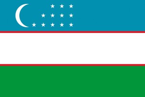 Bandera de Uzbekistan de alta calidad para exterior 123