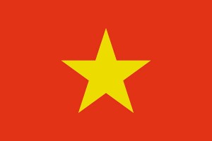 Bandera de Vietnam de alta calidad para exterior 123