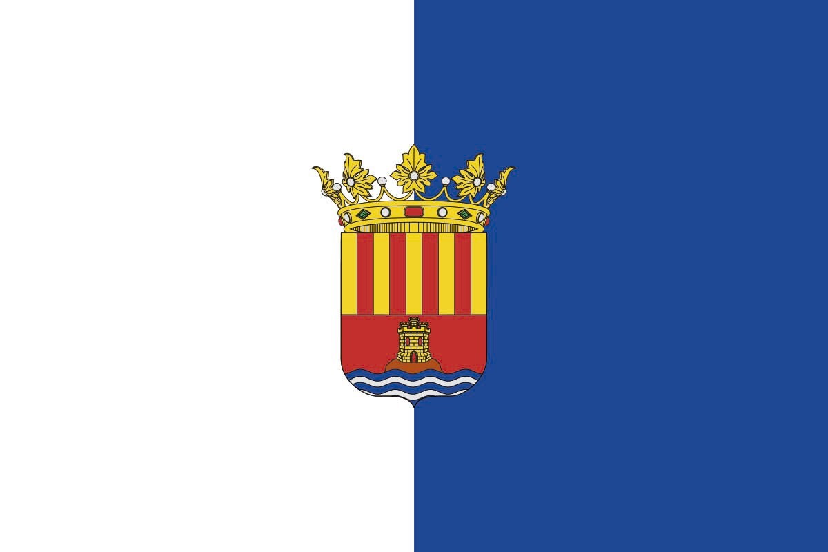 Bandera de mesa de Alicante provincia