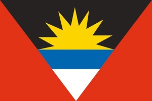 Bandera de mesa de Antigua y Barbuda Bandera de mesa de Antigua y Barbuda