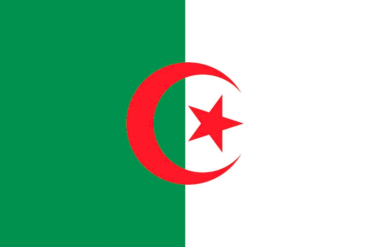 Bandera de mesa de Argelia Bandera de mesa de Argelia