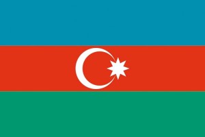 Bandera de mesa de Azerbaiyan