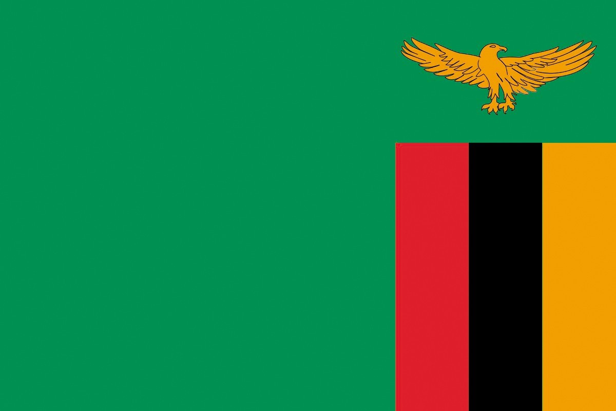 Bandera de Zambia de alta calidad para exterior Bandera de Zambia de alta calidad para exterior
