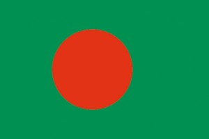 Bandera de mesa de Bangladesh