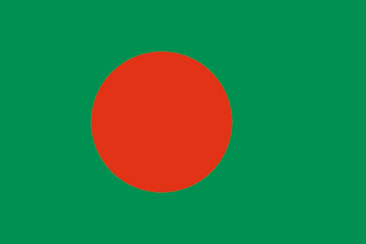 Bandera de mesa de Bangladesh