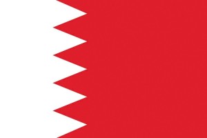 Bandera de mesa de Barein