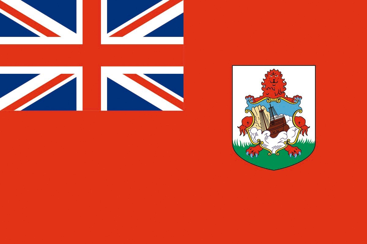 Bandera de mesa de Bermudas