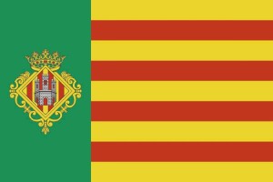 Bandera de mesa de Castellón provincia