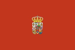 Bandera de mesa de Ciudad Real provincia