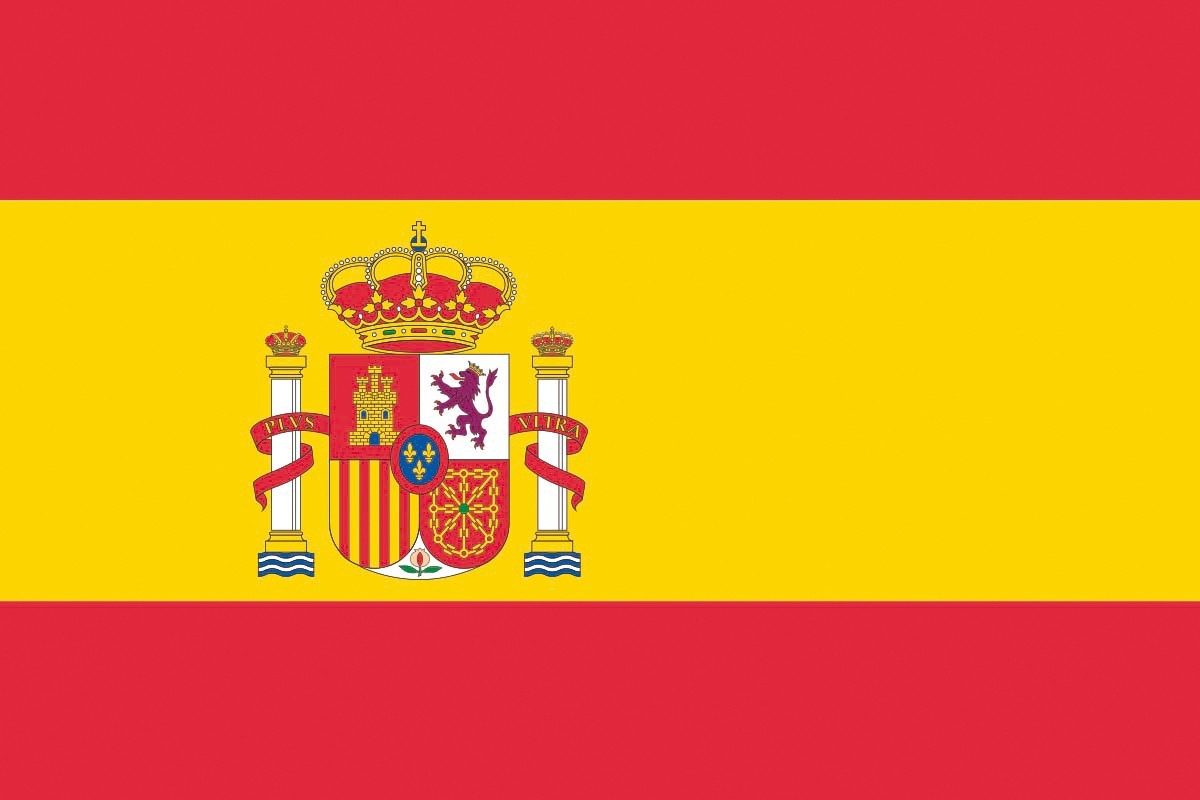 Bandera de mesa de España Bandera de mesa de España