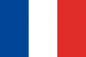 Bandera de mesa de Francia
