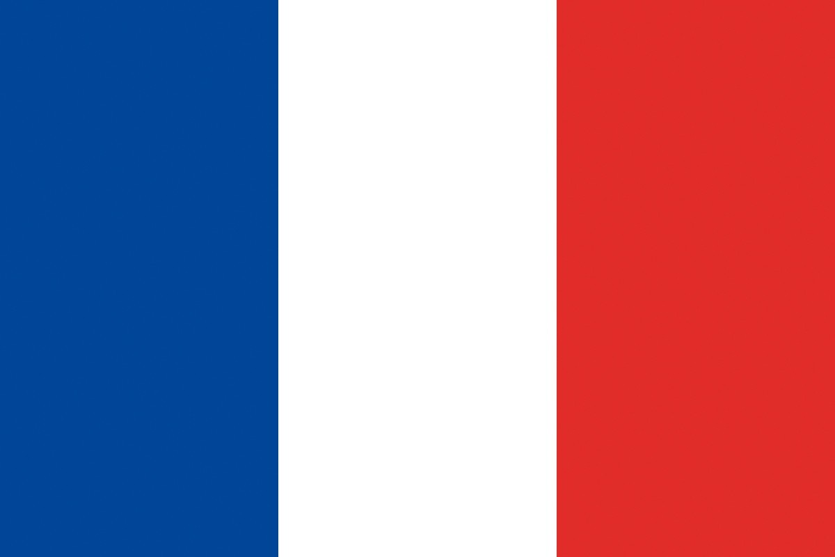 Bandera de mesa de Francia