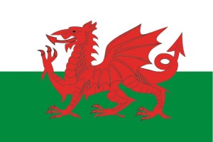 Bandera de mesa de Gales Bandera de mesa de Gales