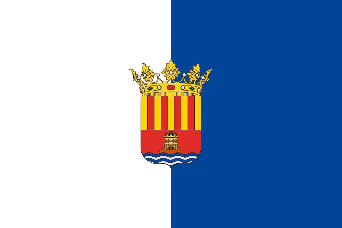 Bandera de Alicante provincia de alta calidad para exterior Bandera de Alicante provincia de alta calidad para exterior