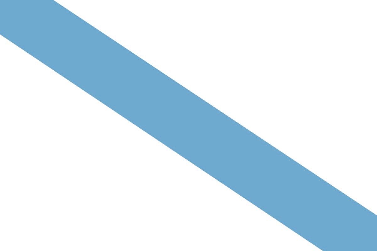 Bandera de mesa de Galicia sin escudo