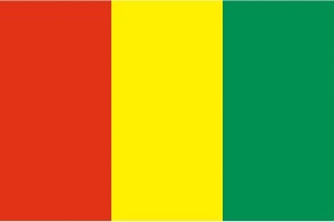 Bandera de mesa de Guinea Bandera de mesa de Guinea