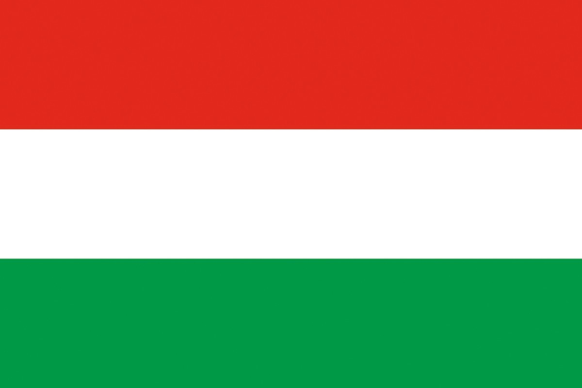 Bandera de mesa de Hungria