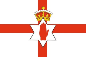 Bandera de mesa de Irlanda del Norte