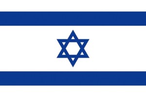 Bandera de mesa de Israel