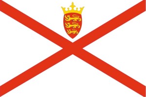Bandera de mesa de Jersey