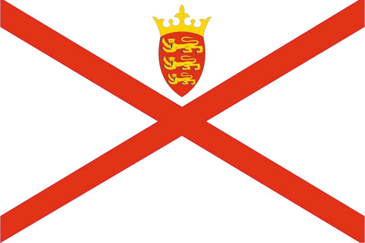Bandera de mesa de Jersey