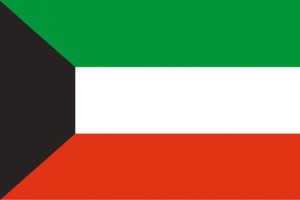 Bandera de mesa de Kuwait