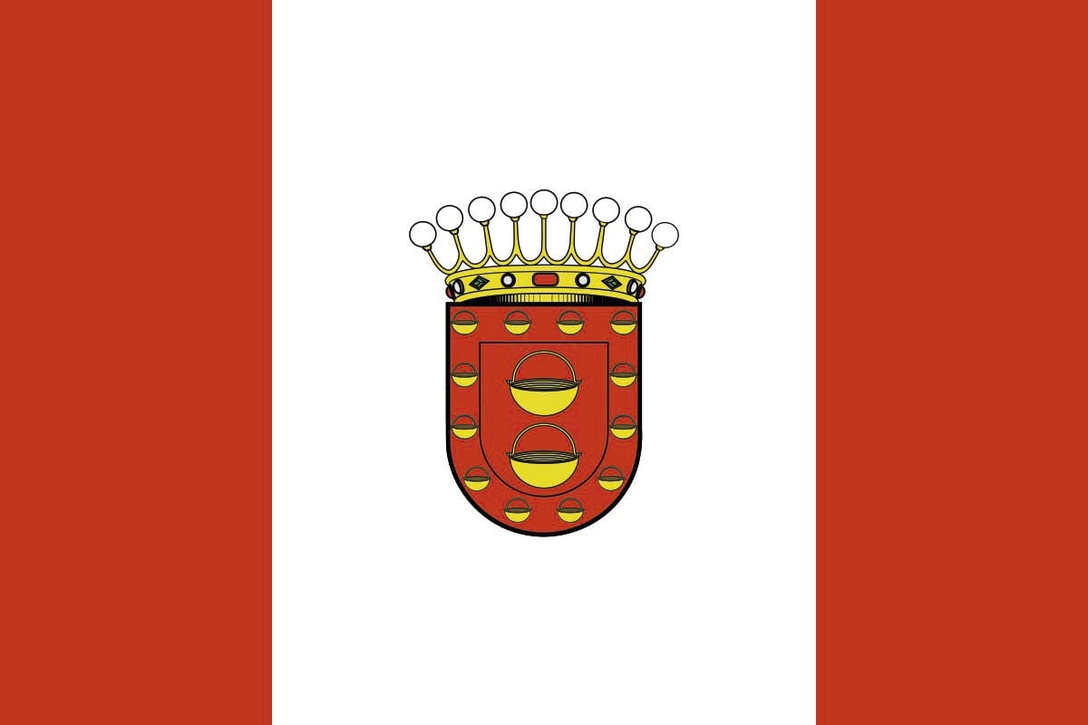 Bandera de mesa de La Gomera