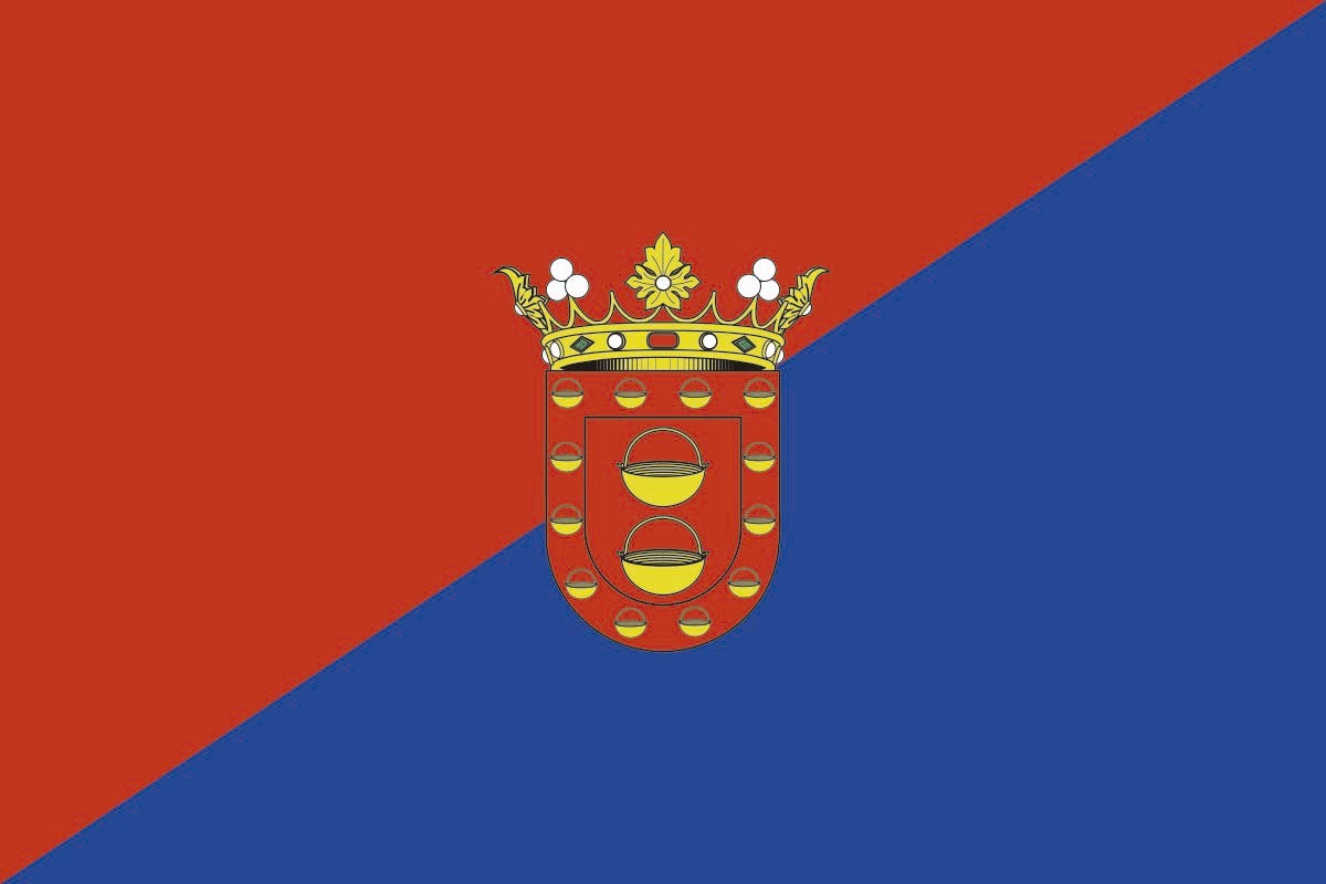Bandera de mesa de Lanzarote