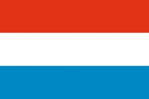 Bandera de mesa de Luxemburgo