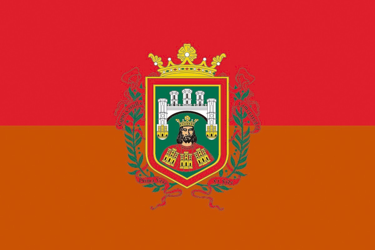 Bandera de Burgos de alta calidad para exterior Bandera de Burgos de alta calidad para exterior