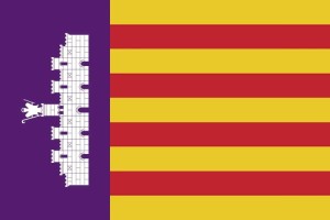 Bandera de mesa de Mallorca