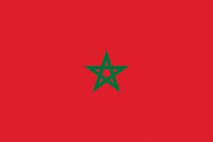 Bandera de mesa de Marruecos Bandera de mesa de Marruecos