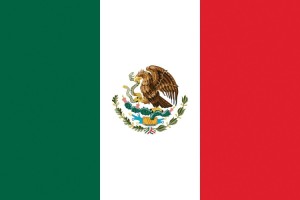 Bandera de mesa de Mexico