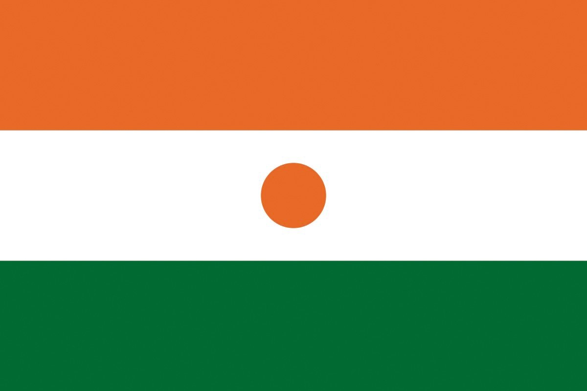 Bandera de mesa de Niger Bandera de mesa de Niger