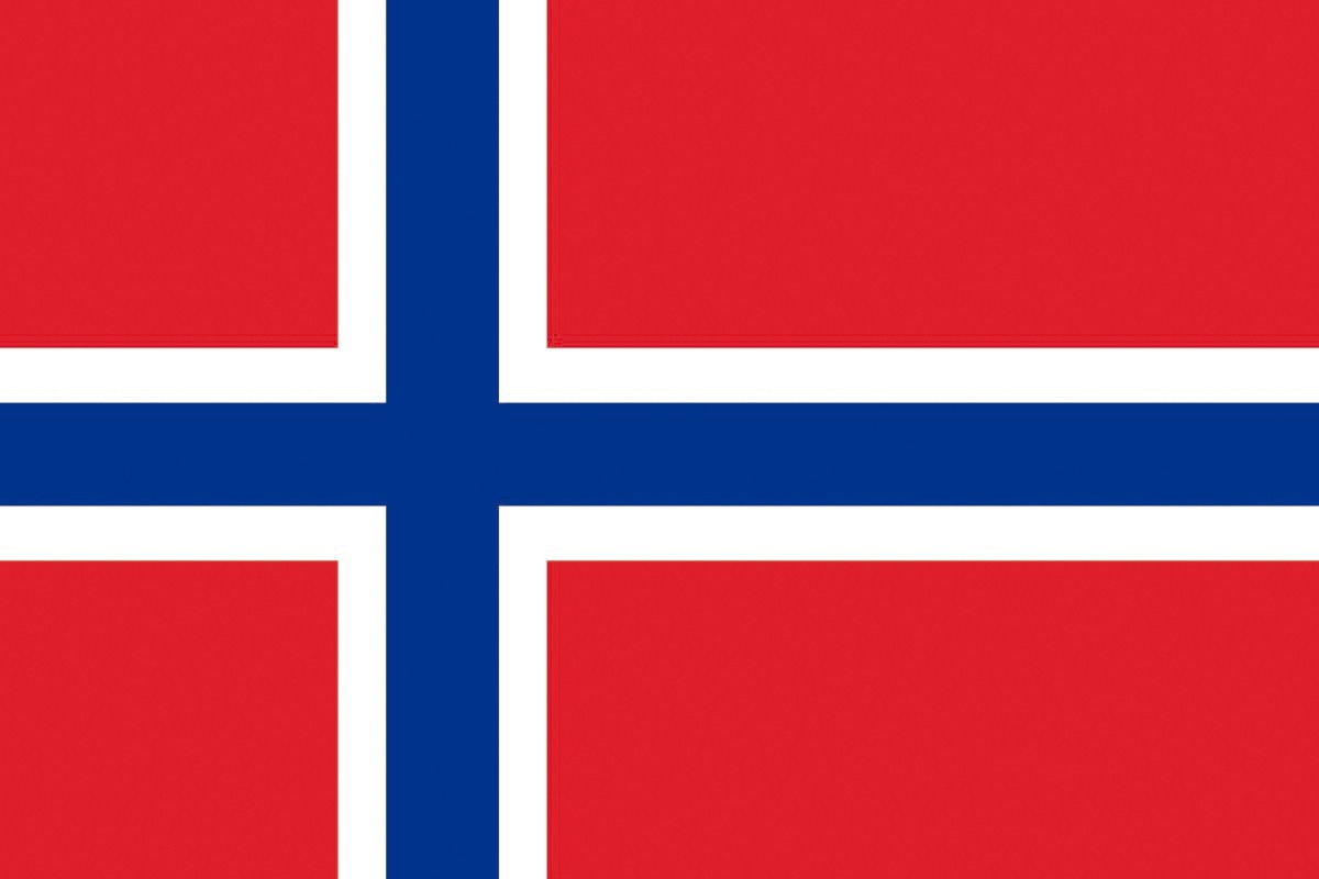 Bandera de mesa de Noruega Bandera de mesa de Noruega