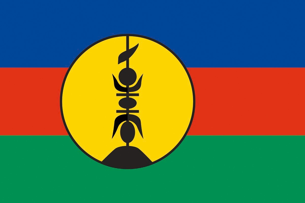 Bandera de mesa de Nueva Caledonia