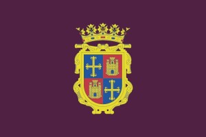 Bandera de mesa de Palencia