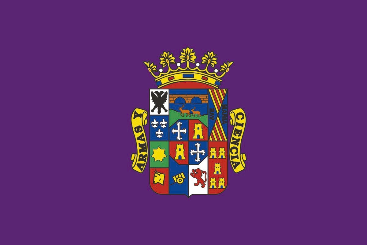 Bandera de mesa de Palencia provincia