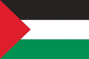 Bandera de mesa de Palestina