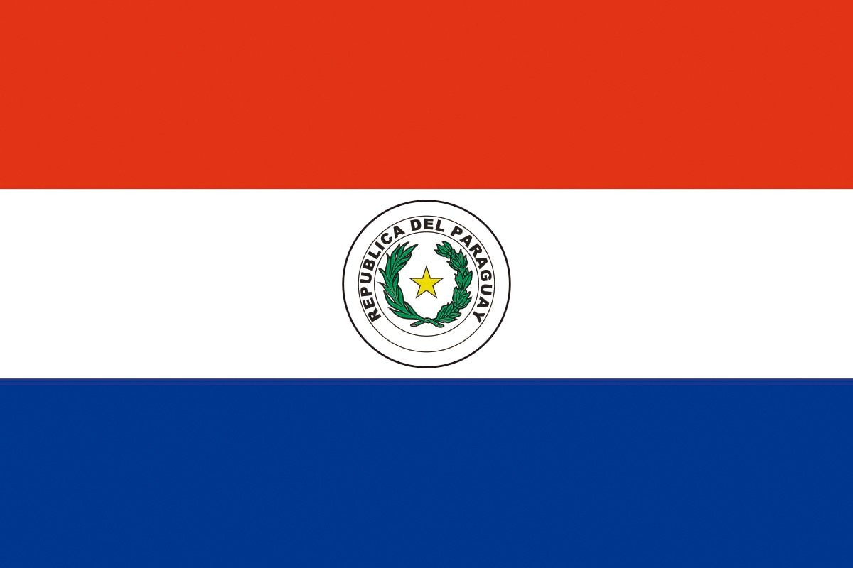 Bandera de mesa de Paraguay