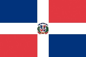 Bandera de mesa de Republica Dominicana