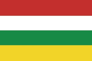 Bandera de mesa de Rioja sin escudo