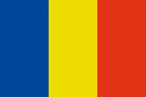 Bandera de mesa de Rumania